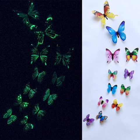 Glow in the Dark Butterfly Wall Sticker