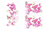 Multicolour 3D Butterfly Wall Stickers