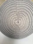 Knitted Round Pouffe