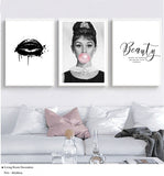 Audrey Hepburn Bubble Gum Poster