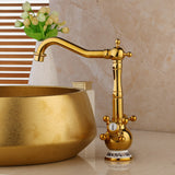 Golden Luxury Ceramic Wash Basin