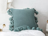 Knitted Tassel Cushion Cover