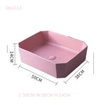 Pink washbasin