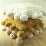 Decorative Pompom Cushion Cover