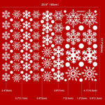 48pcs Snowflakes Window Stickers