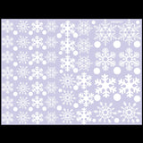 48pcs Snowflakes Window Stickers