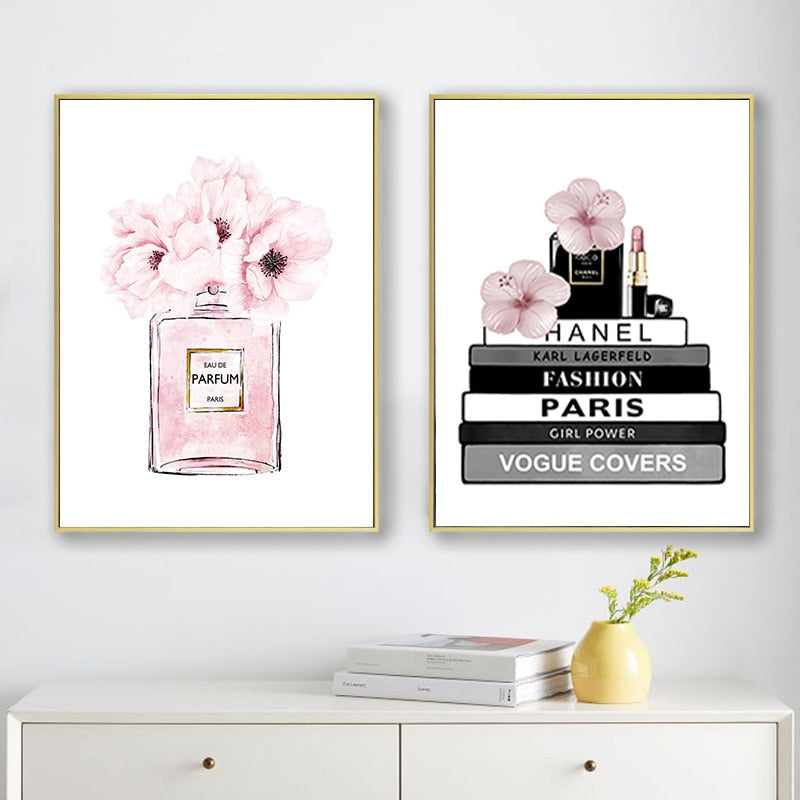 Fashion Brands and Perfume Poster – Basic Outline Interiors