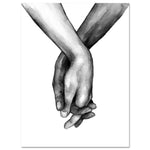 Hands and Love Poster