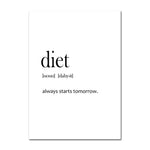 Diet Definition Poster