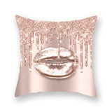 Modern Glitter Eyelashes Cushion