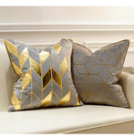 Gold and Silver Embroidery Pillowcase