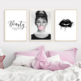 Audrey Hepburn Bubble Gum Poster