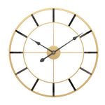 Round Wheel Wall Clock