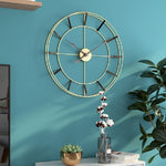 Round Wheel Wall Clock