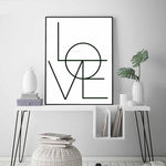 Abstract Outline Posters
