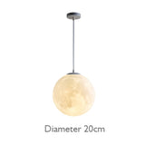 3D Hanging Moon Lamp