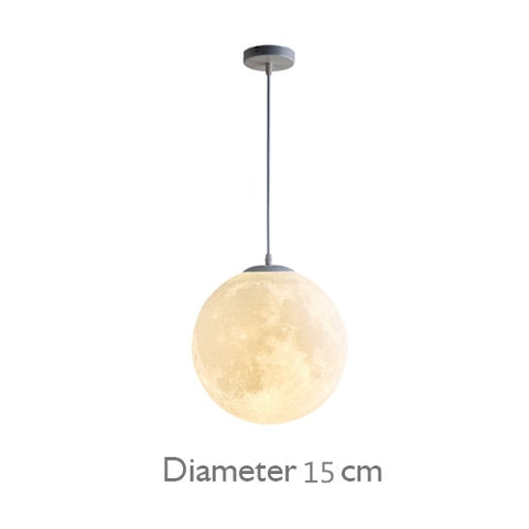 3D Hanging Moon Lamp