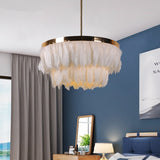 Nordic Feather Hanging Lamp