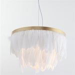 Nordic Feather Hanging Lamp