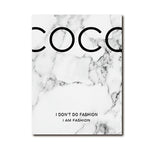 Coco & Prada Marble Posters