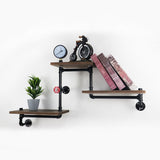 Industrial Pipe Wall shelf