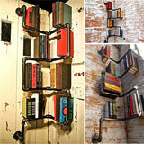 Steampunk Steel Bookcase