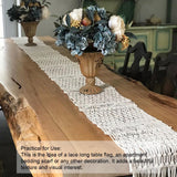 Hand-woven Macrame Table Runner
