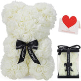 25cm Teddy Rose Bear Valentines Day Gift
