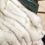 Luxury Fox Faux Fur Bed Sofa Throw Blanket