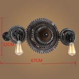 Industrial Wheel Lamp