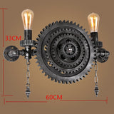 Industrial Wheel Lamp