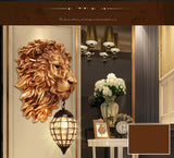 Luxury Lion Wall Lamp