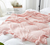 Crochet Pompom Blanket