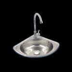 Triangle Stainless Steel Angle Sink