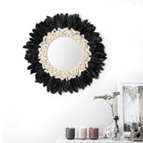 Feather Decorative Mirror
