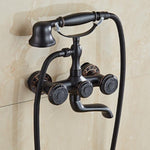 Retro Bathroom Wall Mounted Faucet Mixer Tap antique copper