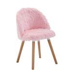 Pink Nordic Chair Girl Chair