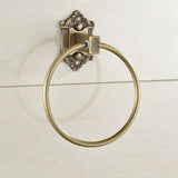 Antique Solid Brass Towel Rings