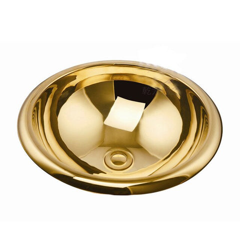 Luxury Antique Titanium Copper Gold Plating Sink